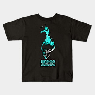 Hades Fire Skull Kids T-Shirt